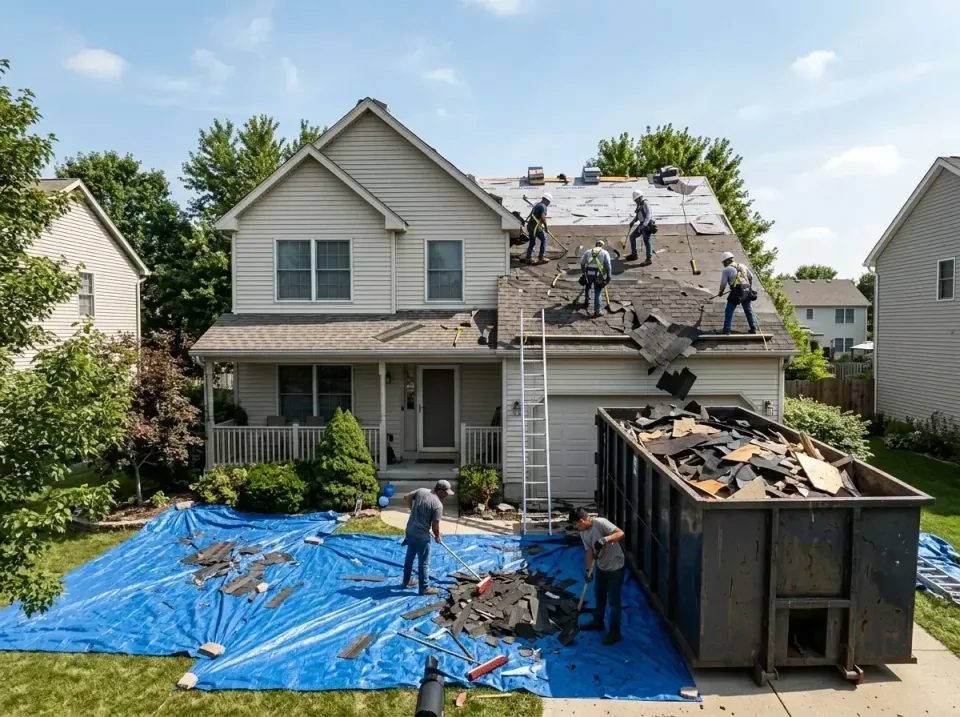roof-replacement-debris-remova-004 — frequently asked questions, Cheapest Dumpster Rentals in Beecher, IL